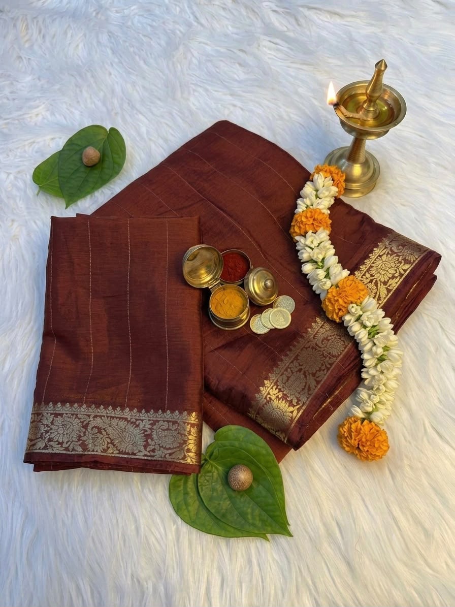Soft Lichi Silk Saree