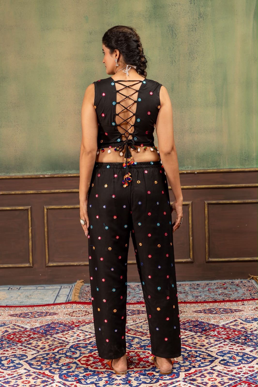 Rang Sundar Rayon Top & Pent Set