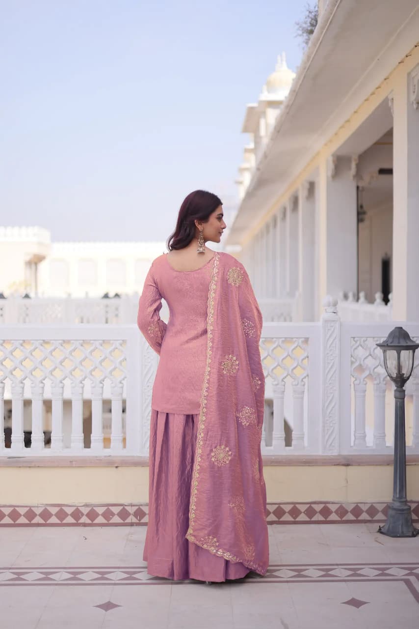 WOMEN'S PURE FRENDY SILK SARARA SET'S