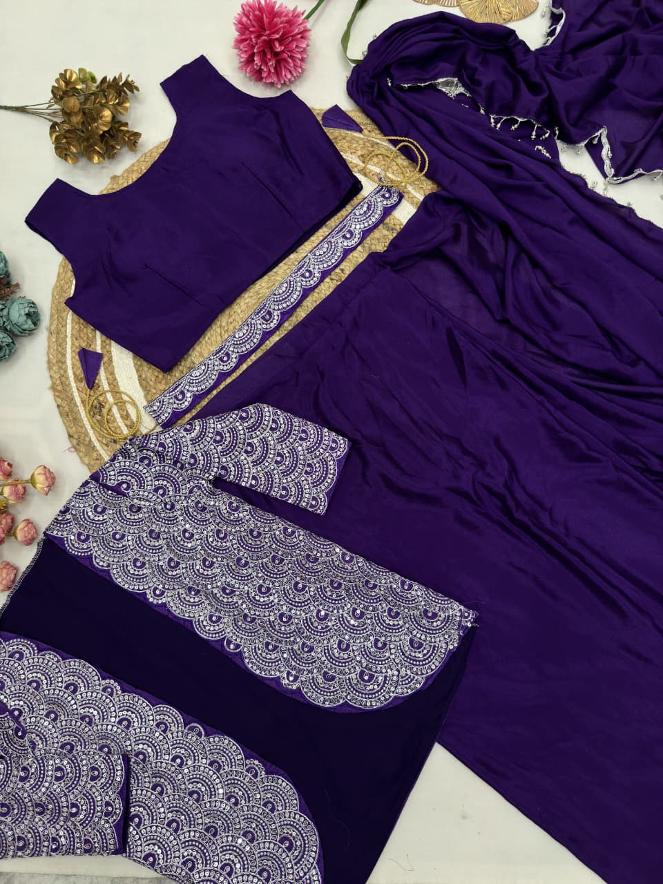 Ready To Wear Saree With Jacket