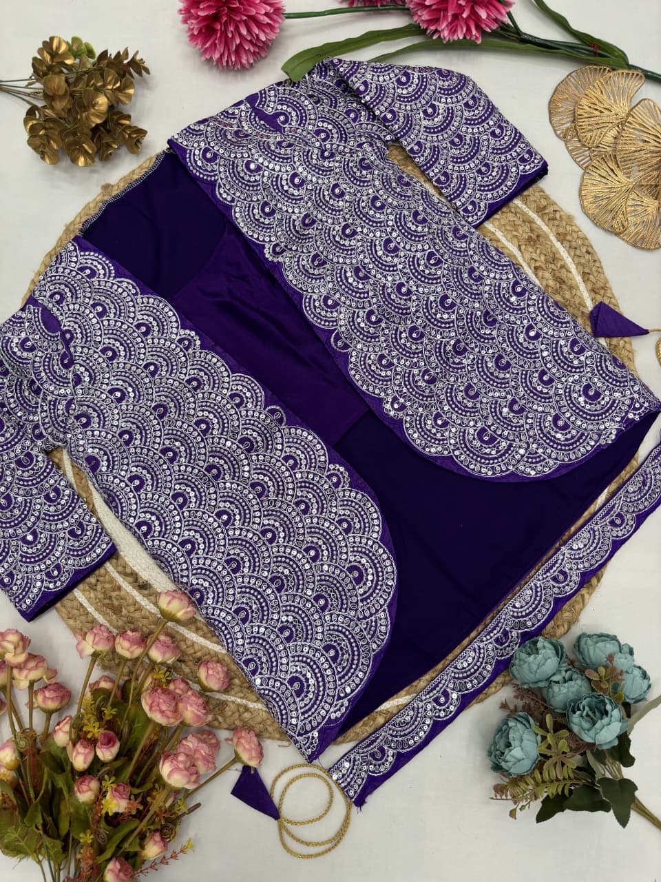Ready To Wear Saree With Jacket
