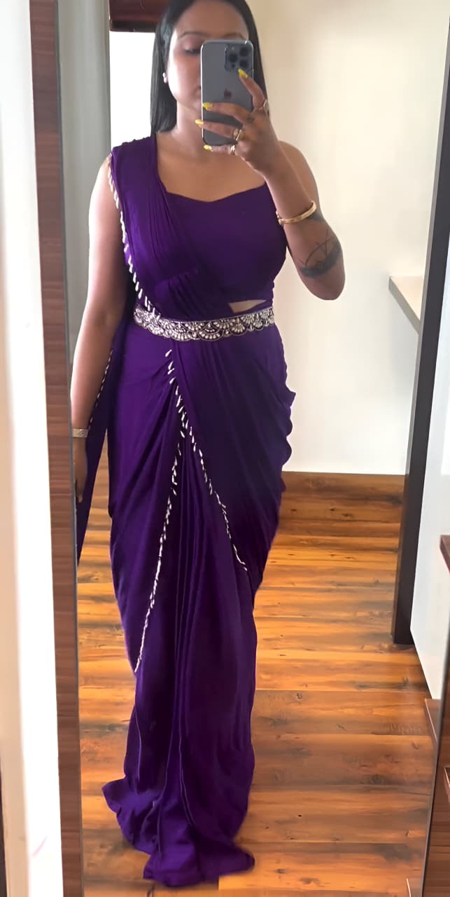 Ready To Wear Saree With Jacket