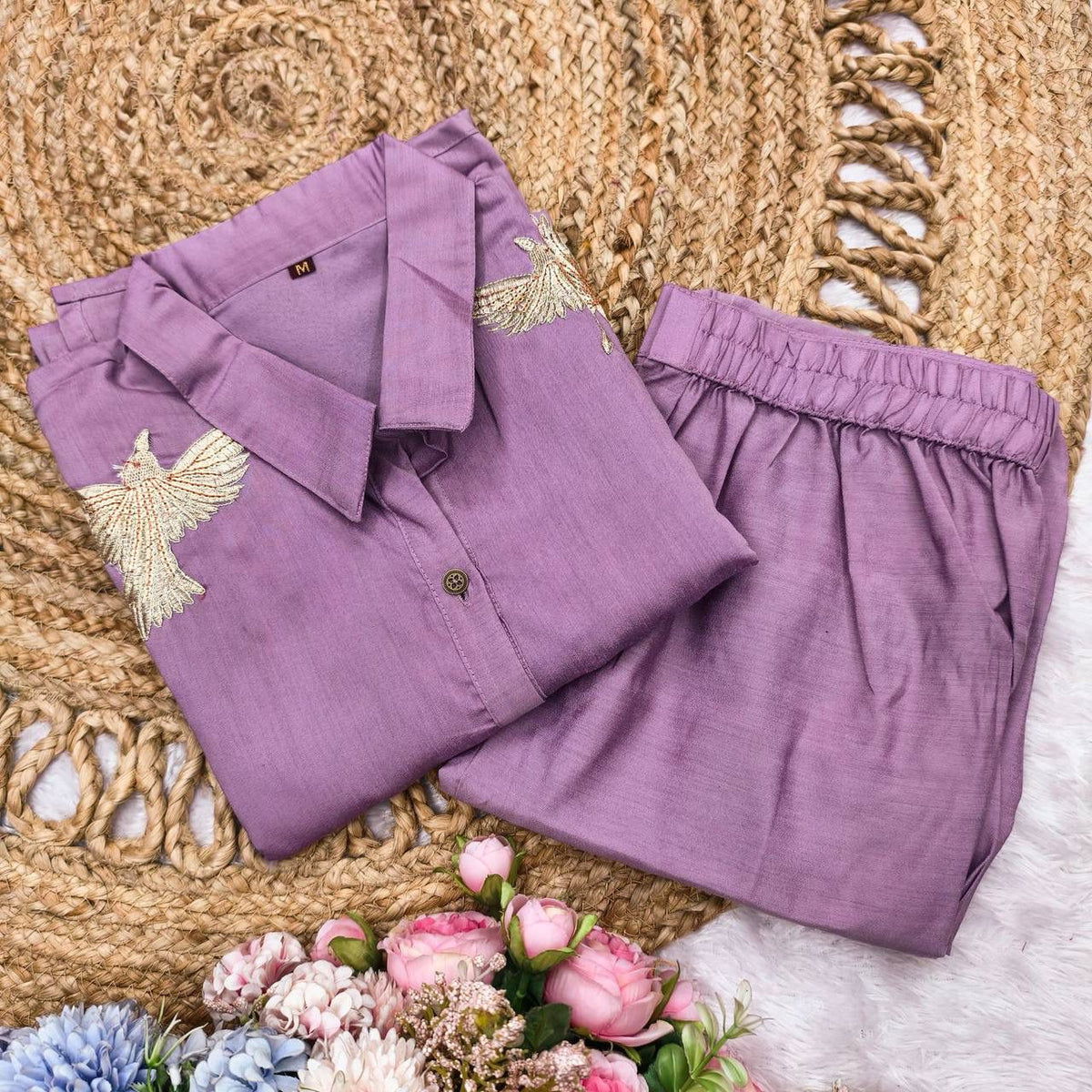 Kurti Palazzo Set Roman Silk