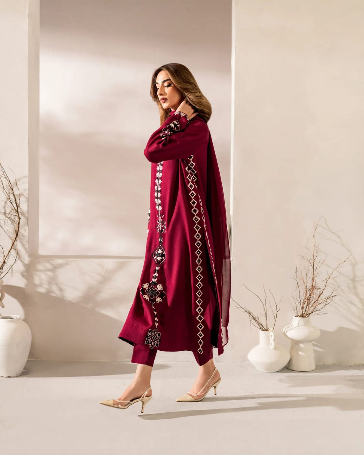 Festival Special 3 Pcs Set Chanderi Silk
