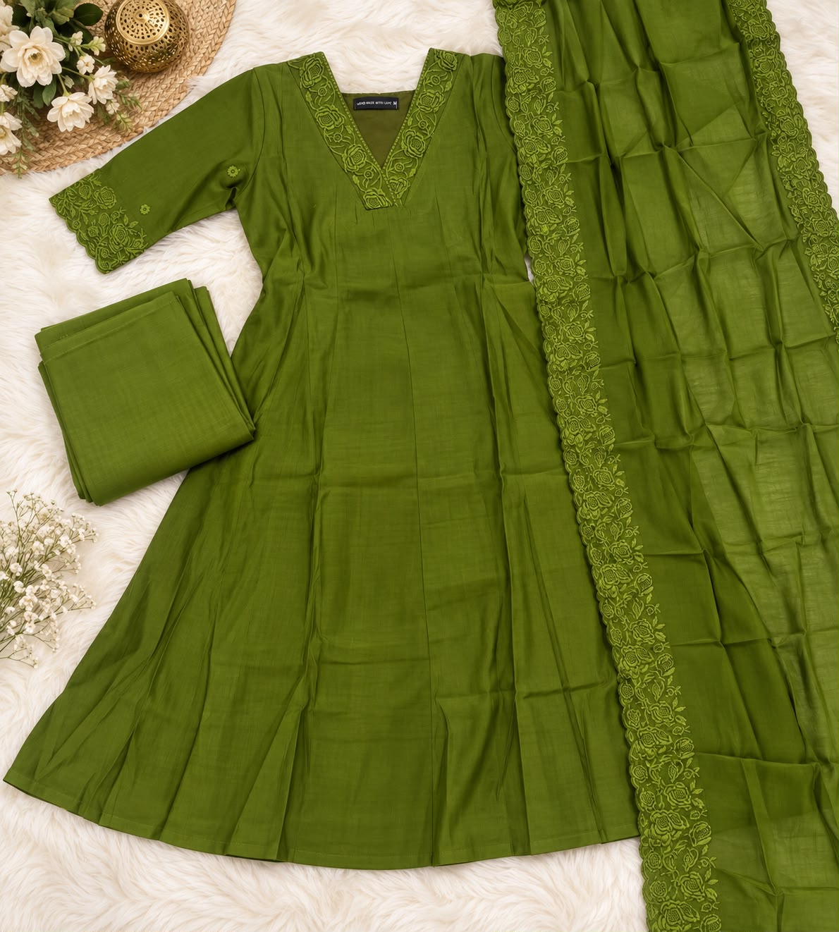 Garima Mul Chanderi Suit Set