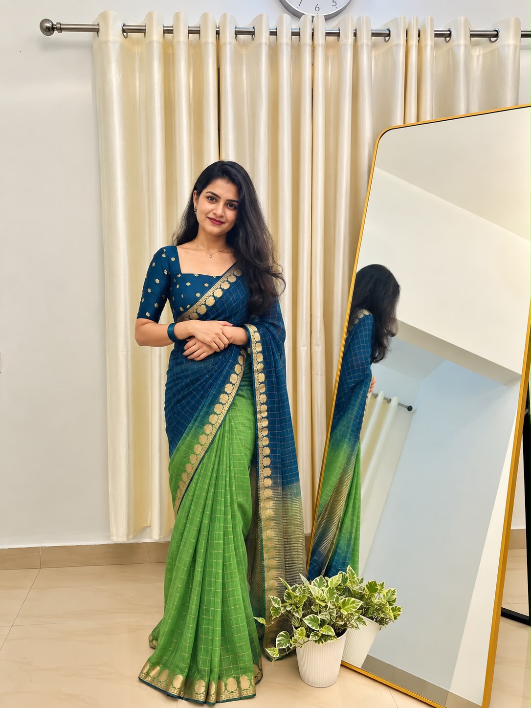 Designer Saree with Heavy Hand Work