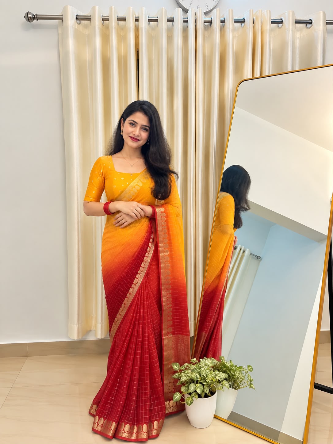 Designer Saree with Heavy Hand Work