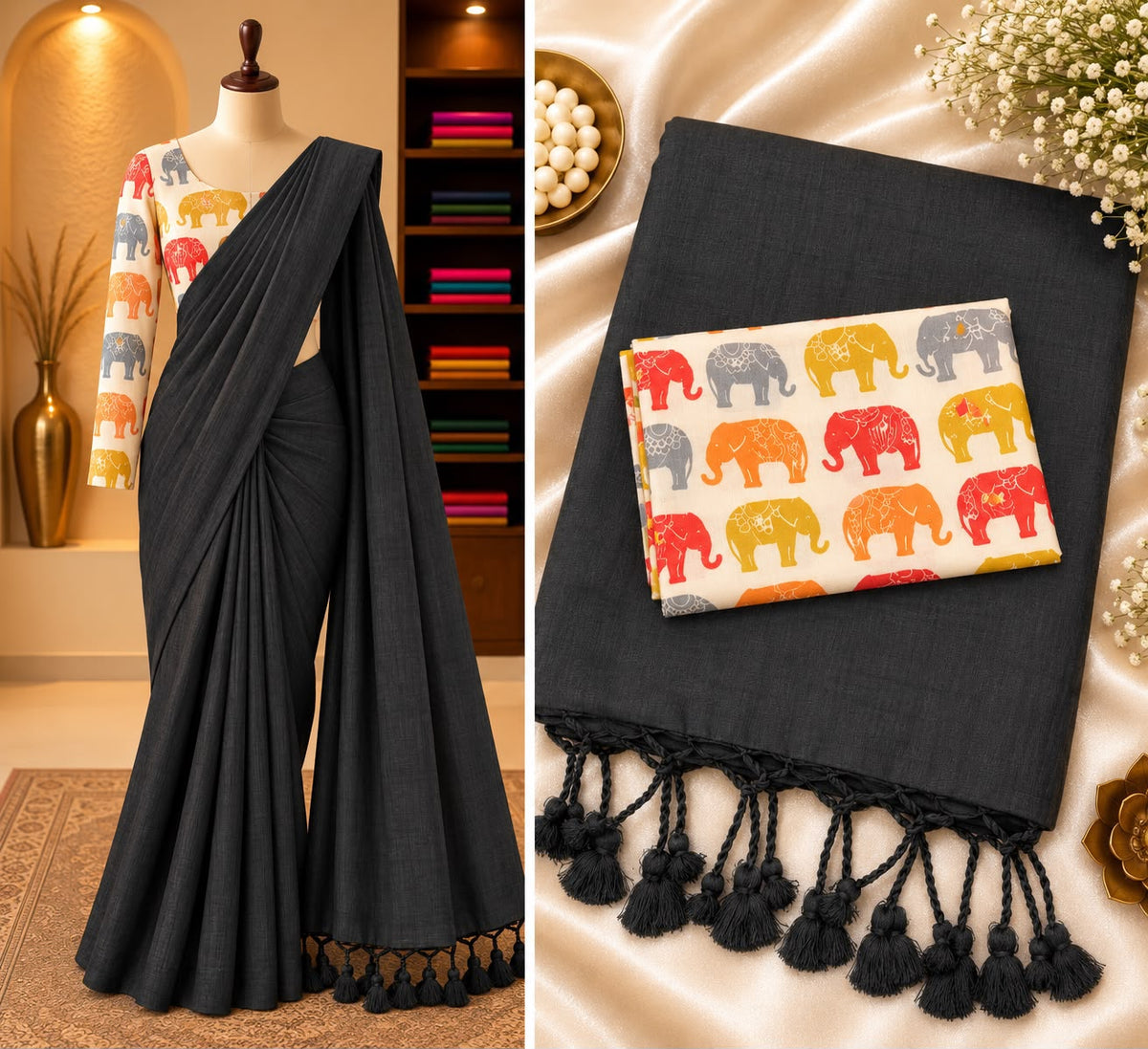 Handloom Khadi Cotton Saree