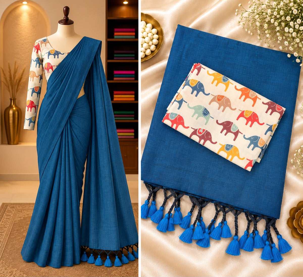 Handloom Khadi Cotton Saree
