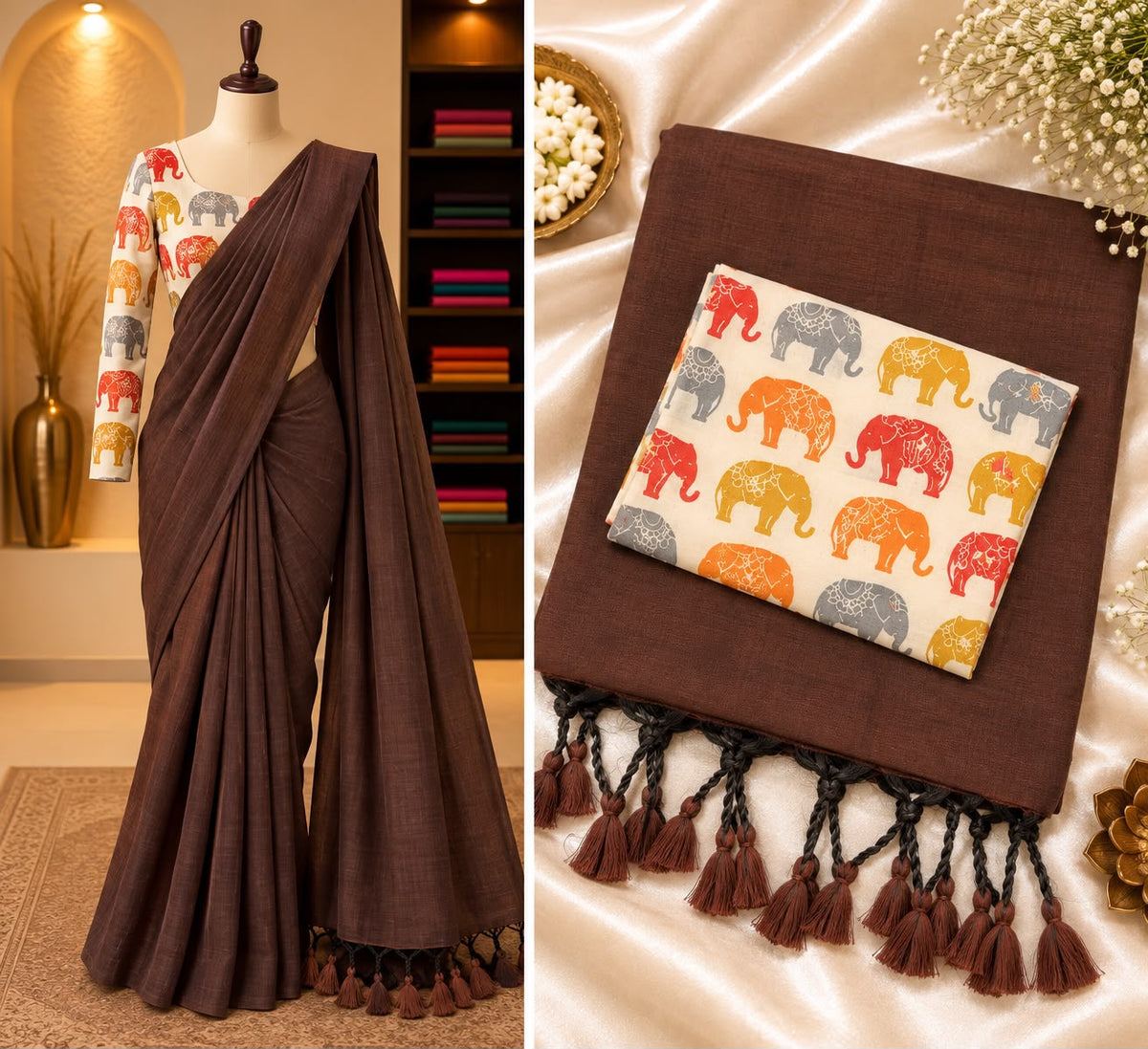 Handloom Khadi Cotton Saree