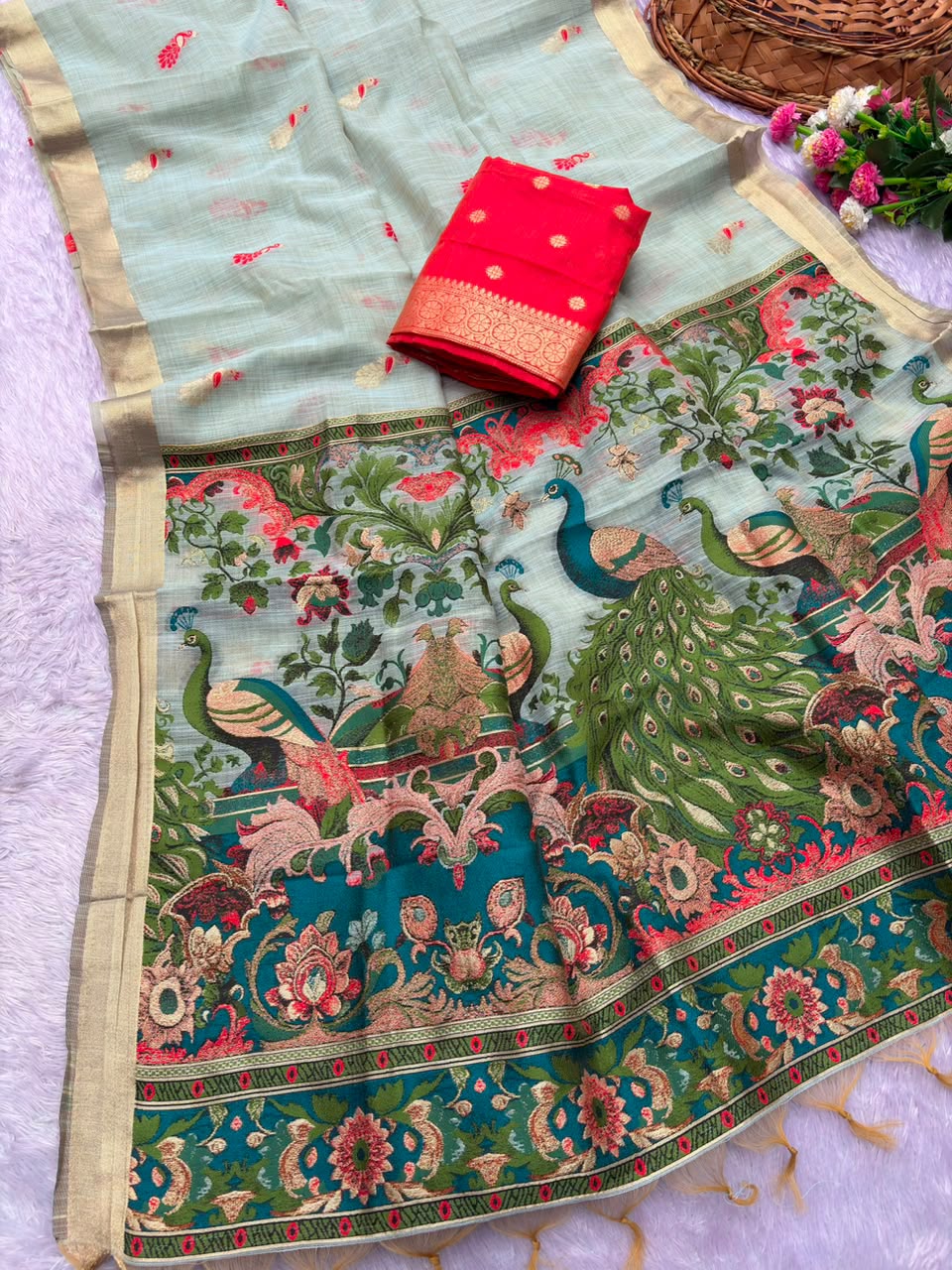Pure Jamdani Silk Saree Anupama
