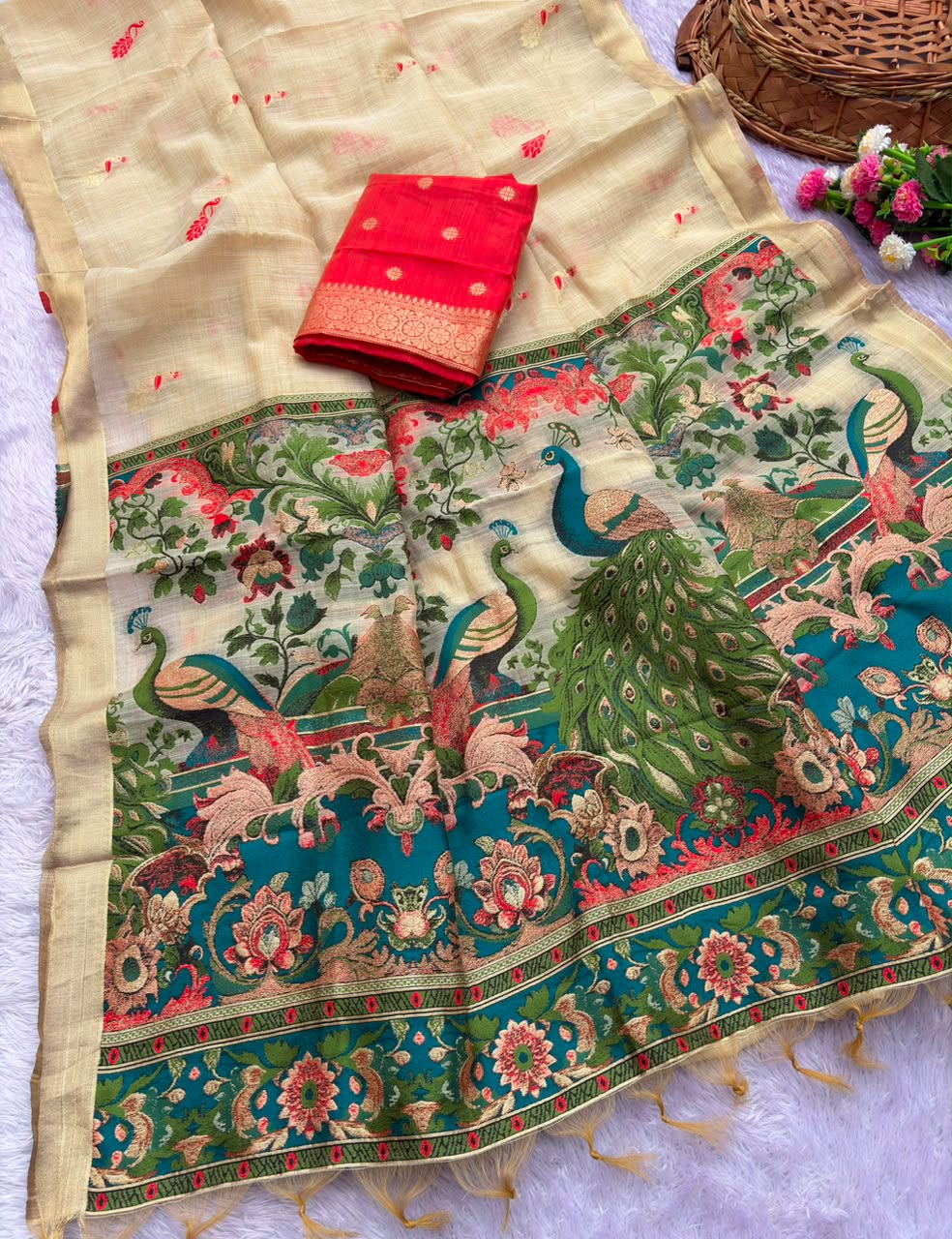 Pure Jamdani Silk Saree Anupama