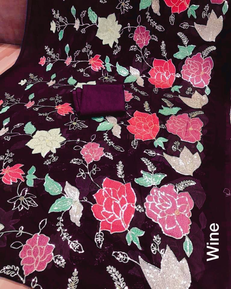 Space Silk Saree Beatswork