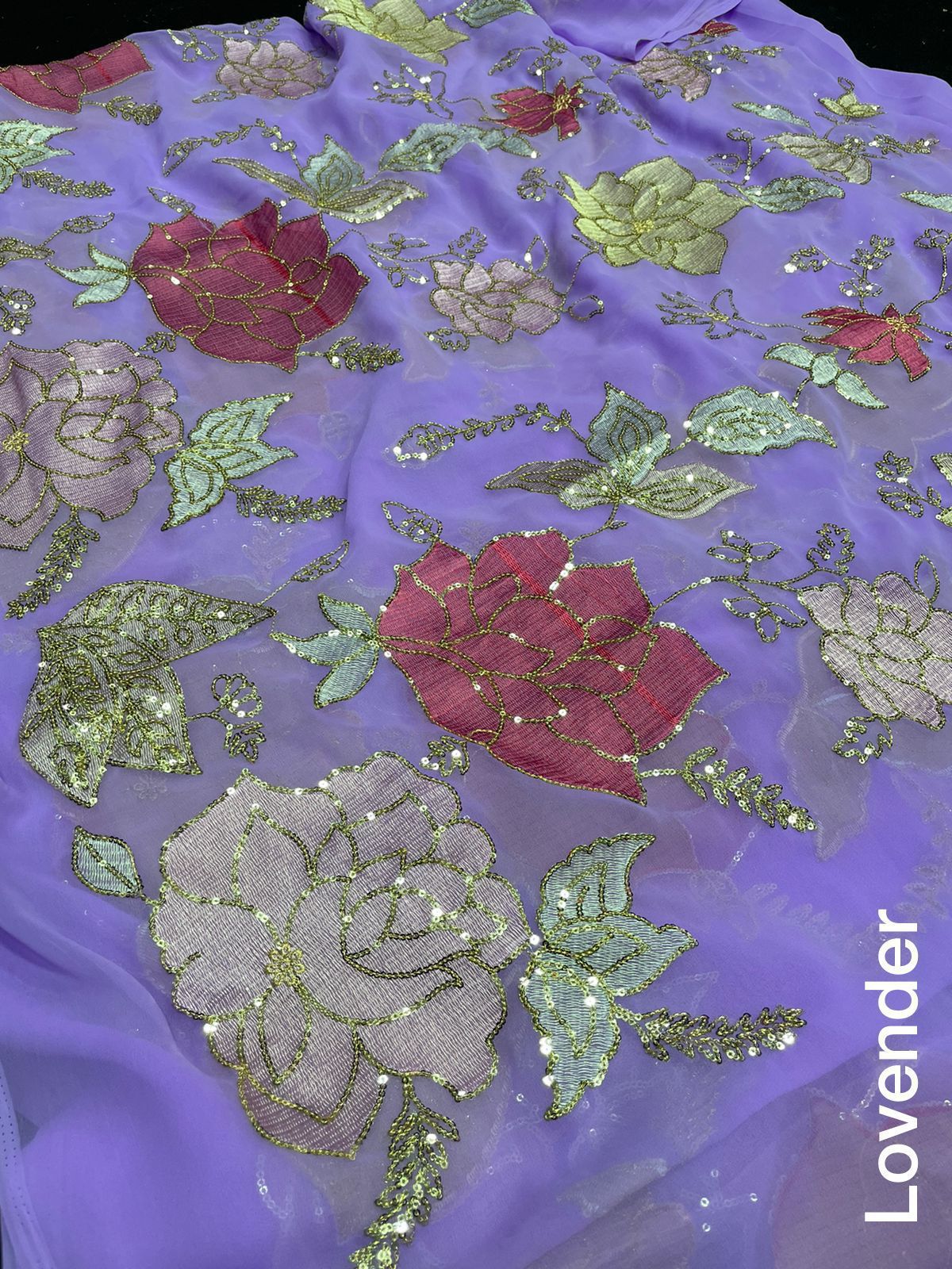 Viscose Georgette Saree