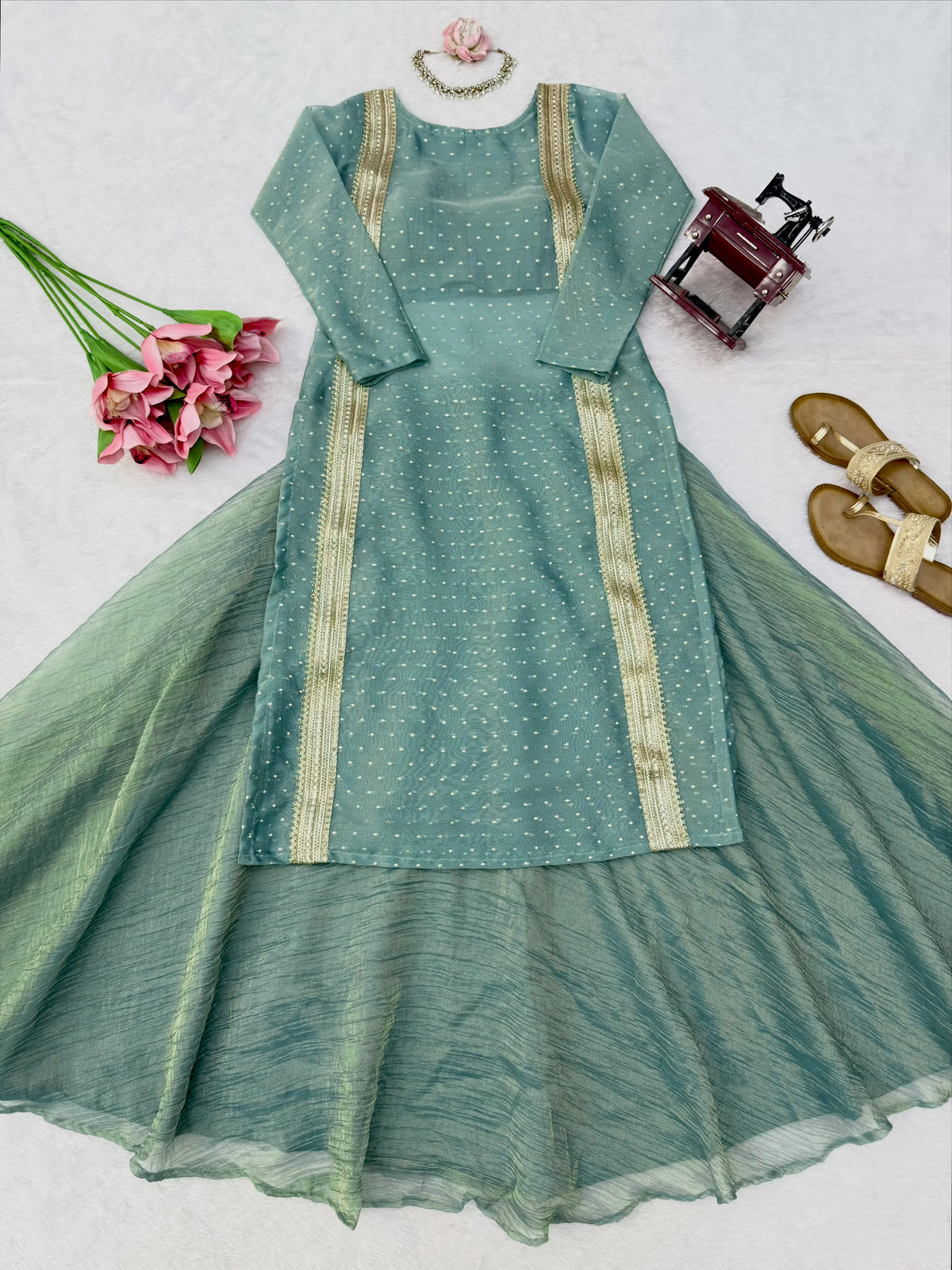 Rayon Satin 3-Piece Set