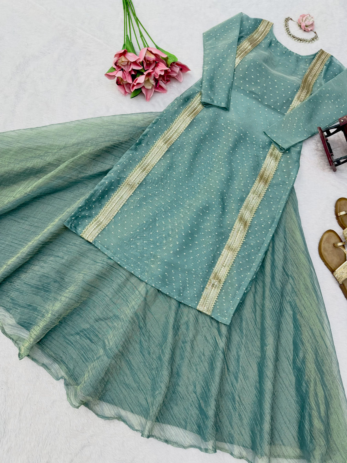 Rayon Satin 3-Piece Set