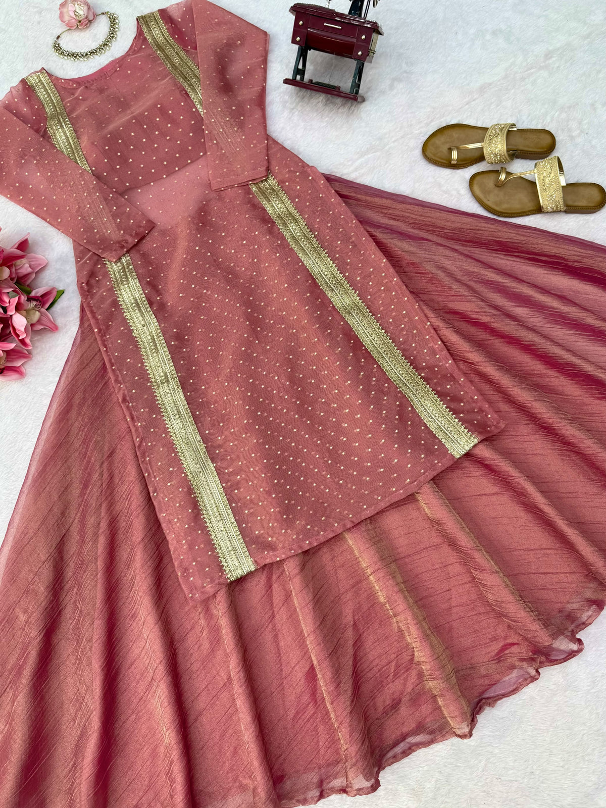 Rayon Satin 3-Piece Set