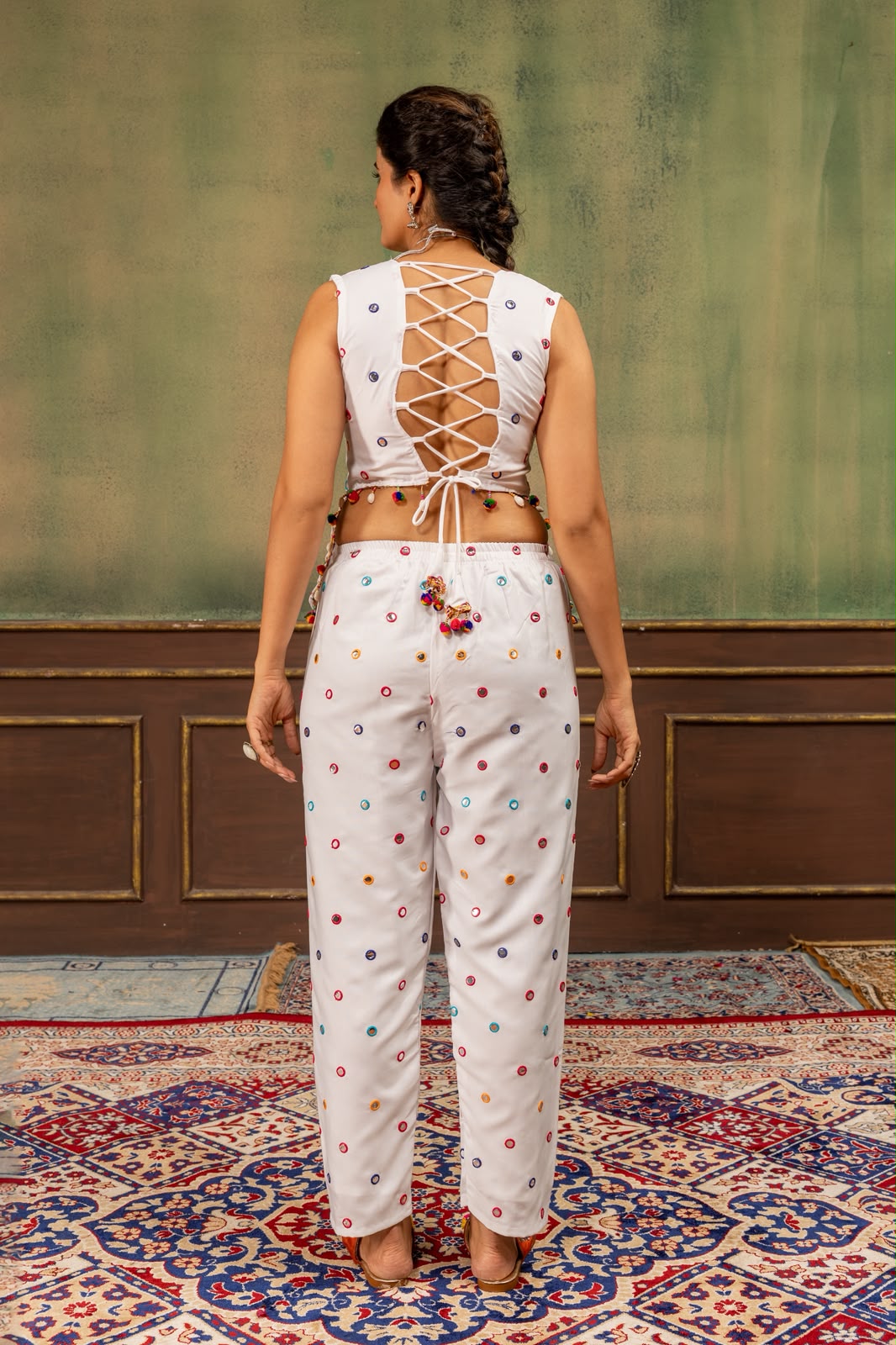 Rang Sundar Rayon Top & Pent Set