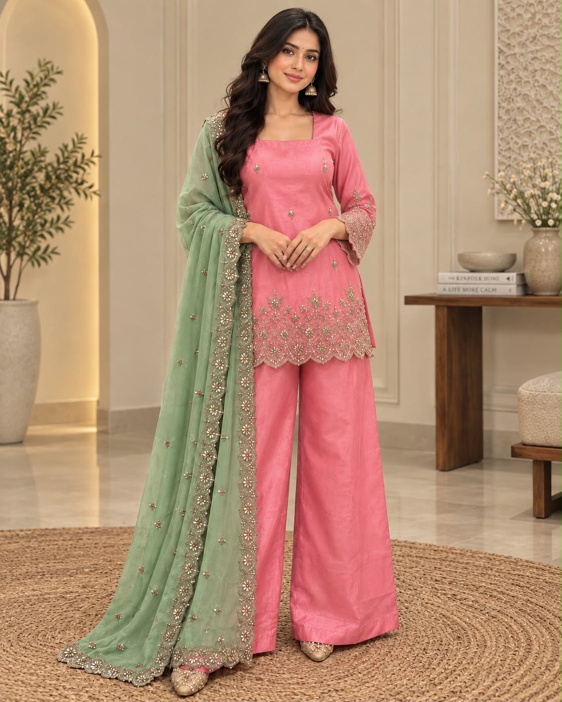 Rosette Royale 3-Piece Coordinated Ethnic Set