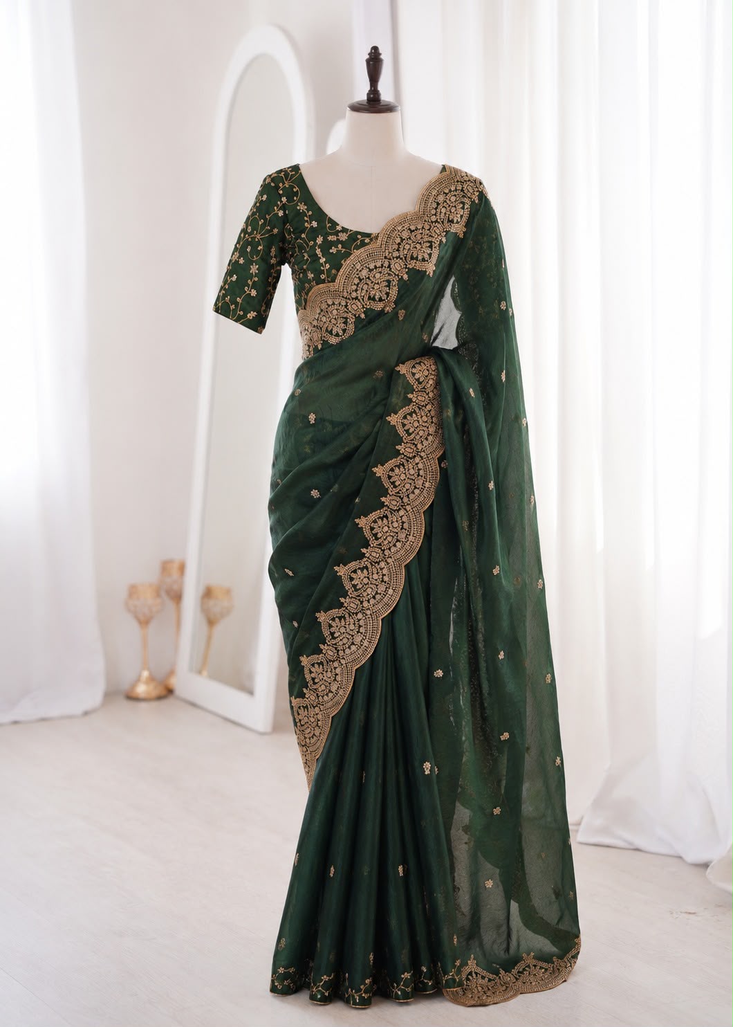 Designer Sequence & Embroidery Work Saree Collection