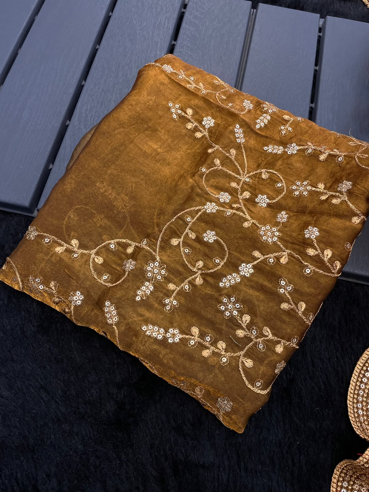 Designer Sequence & Embroidery Work Saree Collection