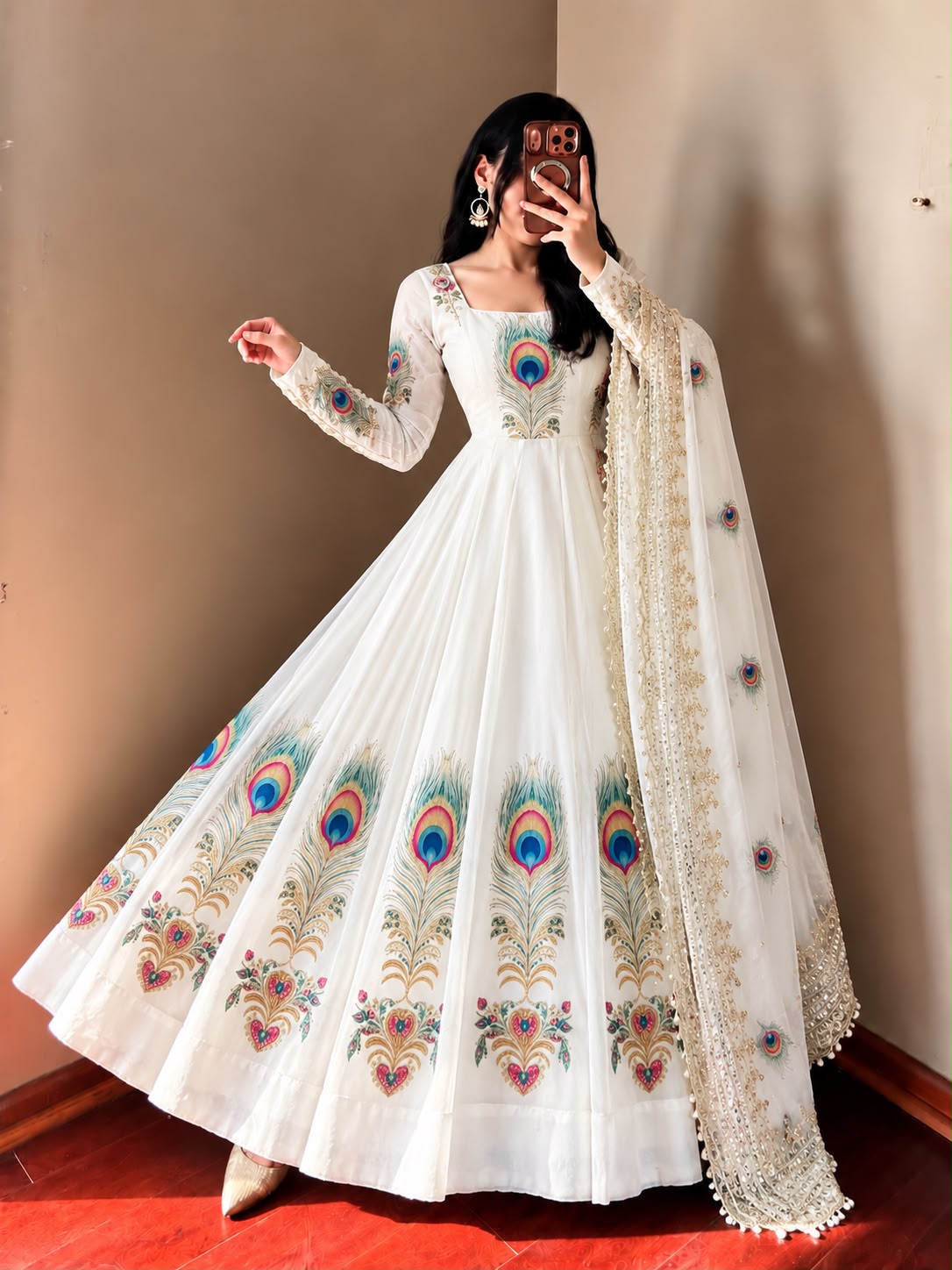 ZC-Series New Designer Party Gown Pent &amp; Dupatta Set